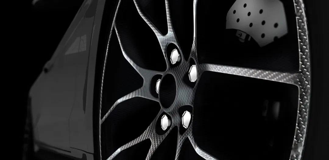 ?全碳纖維增強(qiáng)尼龍材料輕量化車輪轂
